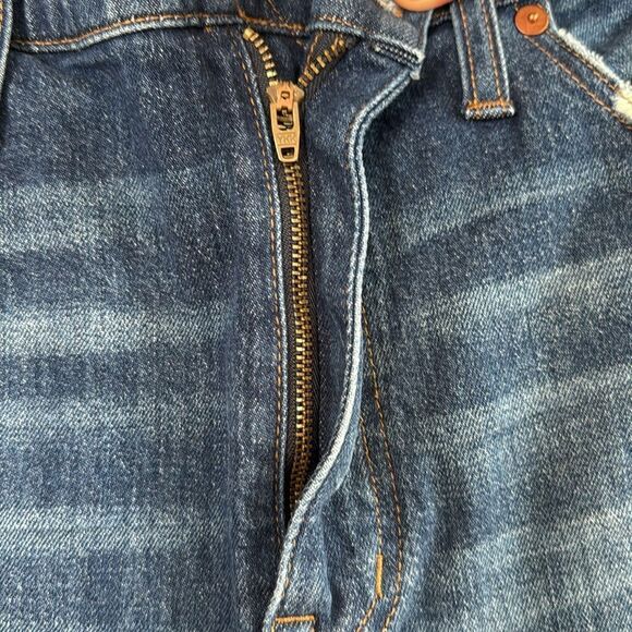 Madewell Blue The High Rise Slim Boy Jean Sz 32 - Picture 5 of 10